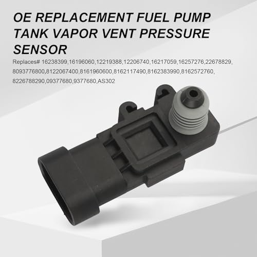 Dawfall ALLCGQ2409BL- Pack-1 Car Fuel Tank Pressure Sensor, Vapor Vent Port Tank Pressure Sensor, Replacement Oem #16238399 thumb #1