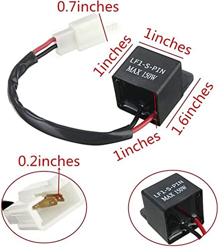 Centrale LED relais clignotant moto 12V 2 broches commande indicateur de direction