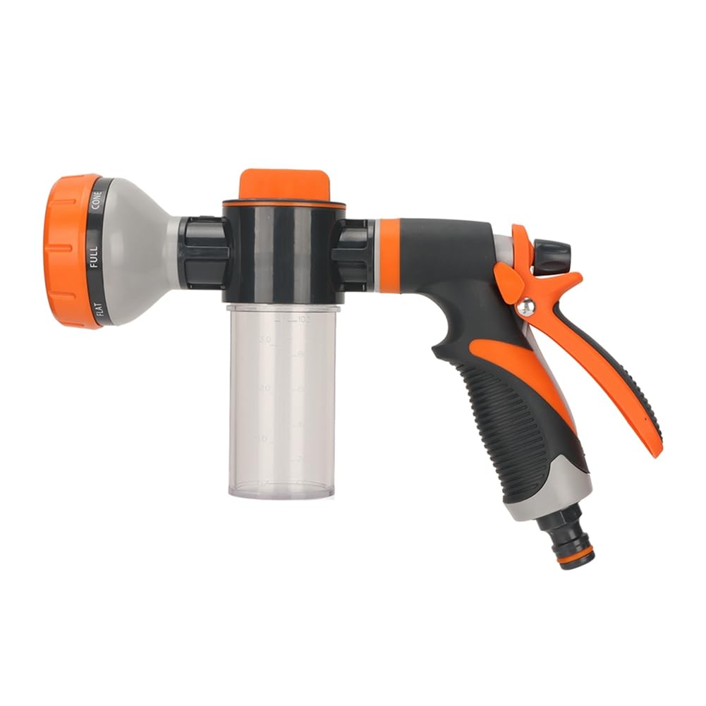 Oewwthy Green Car High Pressure Washing Watering Foam Sprayer 8 Modes Car High Pressure Foam Sprayer Hose Foam Nozzle 8 Modes Garden Watering Foam Sprinkler Cars Cleaning And Maintenance