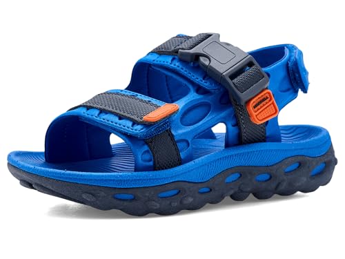 Merrell Hut Ultra (Little Big Kids) Water Shoe, Blue/Navy, 13 US Unisex