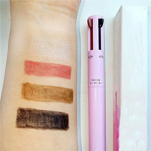 Lápiz de maquillaje 4 en 1 multifuncional pack miniatura 4