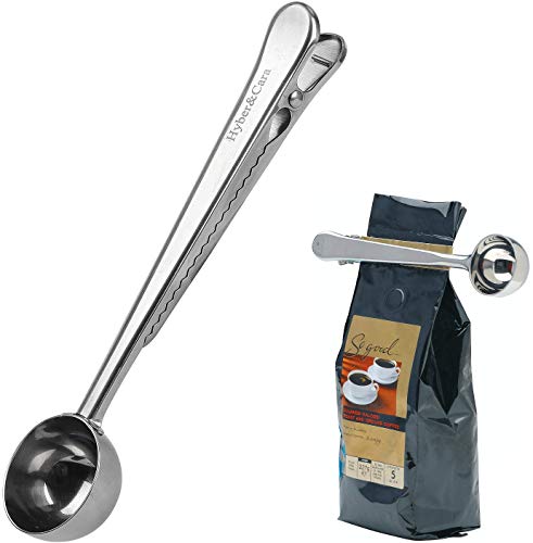 YUESIKJ Dosatore Per Caffè 58 Mm In Acciaio Inox - Manico Con Doppio Gancio Per Macinino E Portafiltro - 6