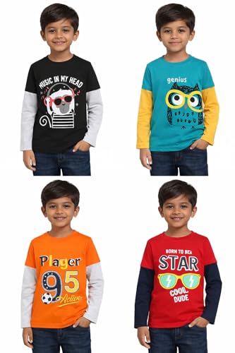 Image of NammaBaby Baby Boys Cotton Regular Fit T-Shirt