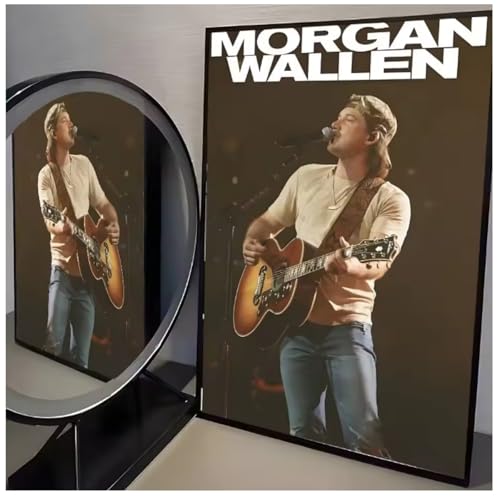 Poster Morgan Wallen pour déco murale de salon et chambre cosy