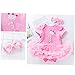 Veemoon 1set Girls Romper Dress Outfit Skirt and Headband Boy Girl Clothing for Daily Wear Photo Shoot Birthday Party Months Cute Fashion for Girls