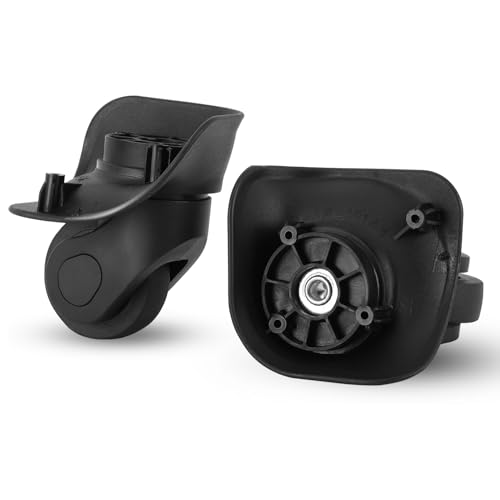 Maleta Rueda De Equipaje Ruedas De Repuesto De Maleta Universal, 1 Par De Ruedas De Repuesto De Pvc Negro Polea De Desgaste Silencioso Para Maleta De Equipaje Trolley W041-2 S Maleta Rueda De Equipaje Ruedas De Repuesto De Maleta Universal, 1 Par De Ruedas De Repuesto De Pvc Negro Polea De Desgaste Silencioso Para Maleta De Equipaje Trolley W041-2 S