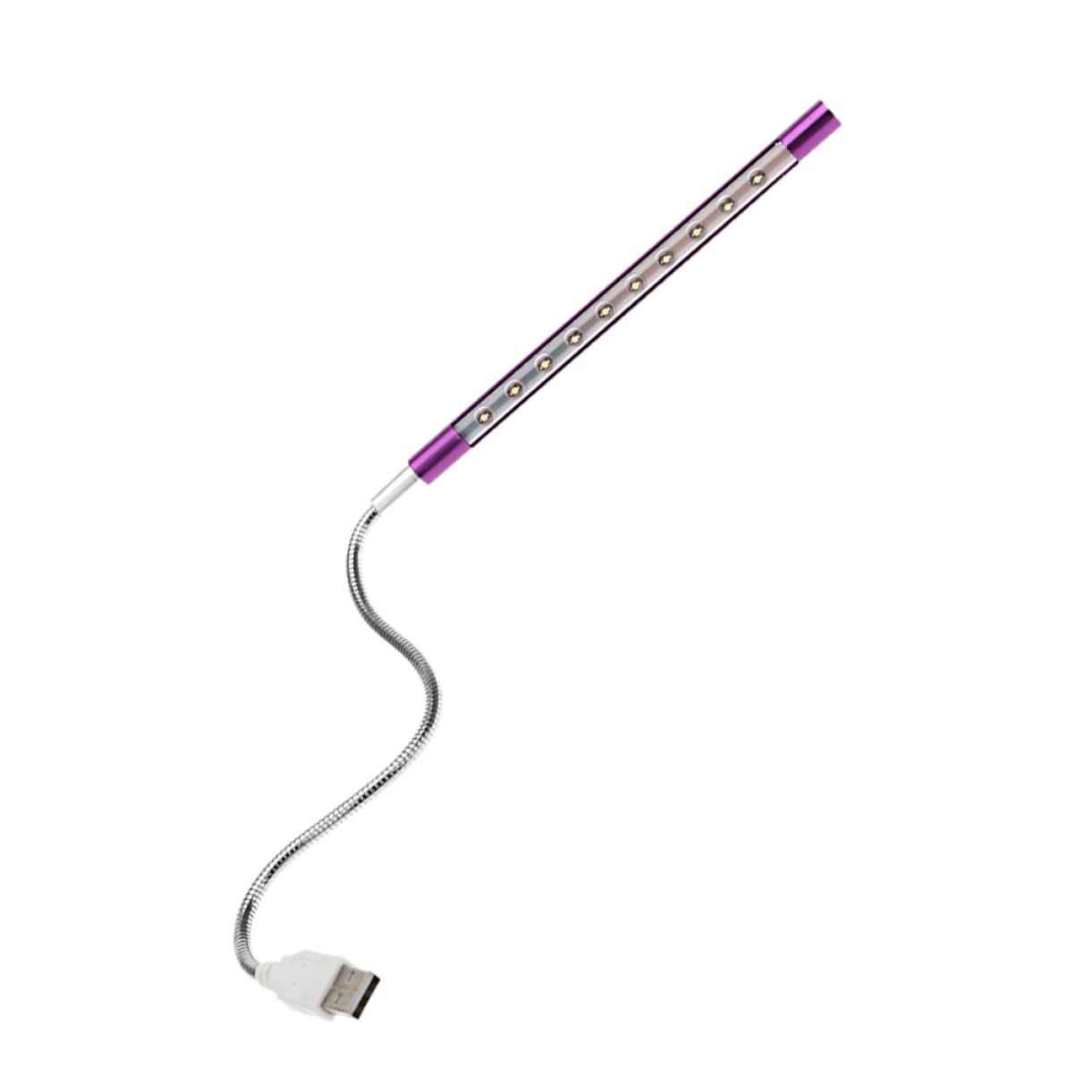 POPETPOP Led Night Light USB Reading Lamp Touch Led Bulbs Flexible Snake Neck Eye-Safe for Bed