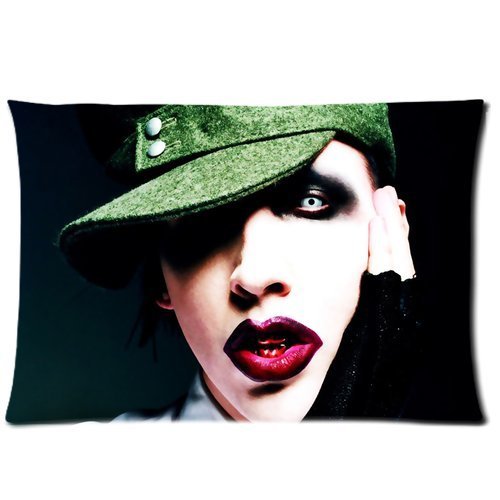 Customized Durable Marilyn Manson Pillowcase Standard Size 20x30 (Print One Side) Pillow Case BM-CPC236