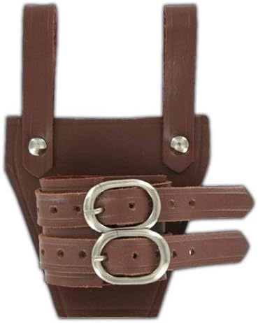 NauticalMart Espada ancha de cuero medieval y rana daga universal