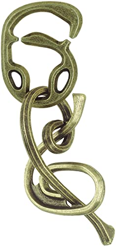 Image of BePuzzled | Enigma Hanayama Metal Brainteaser Puzzle Mensa Rated Level 6, for Ages 12 and Up
