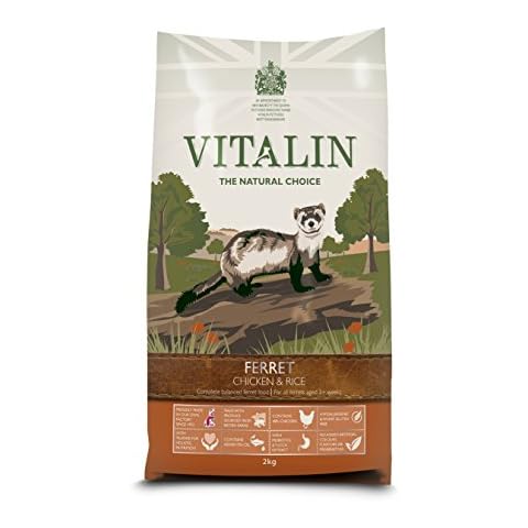 Vitalin The Natural Choice Complete Dry Ferret Food Chicken and Rice, 12 kg Cover