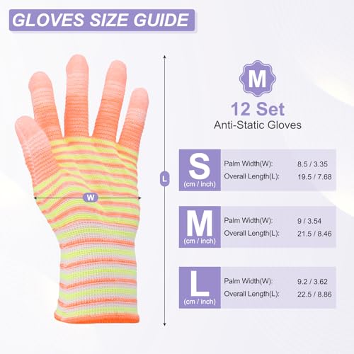 Guantes antiestáticos ESD evitan daños electrostáticos en componentes 2