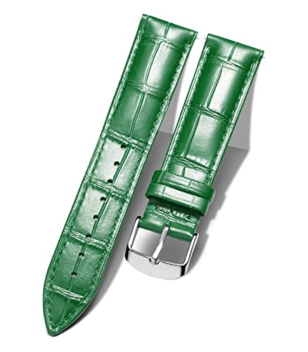 Image of BINLUN Leather Watch Band Genuine Calfskin Replacement Watch Strap Quick Release Crocodile Pattern 10 Colors 13 Sizes for Men Women(10mm,12mm,14mm,16mm,17mm,18mm,19mm,20mm,21mm,22mm,23mm,24mm)