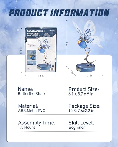 ROKR 3D Metal Puzzles for Adults-Metal Model Kits for to Build-Crafts for Adults-Gifts for Teenage Boys Girls - Image 6