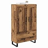 With drawer Tomostar Buffet Cuisine, Armoire de Cuisine Meuble de Rangement Salon Bois Ancien 69,5x31x115 cm Bois d\'ingénierie