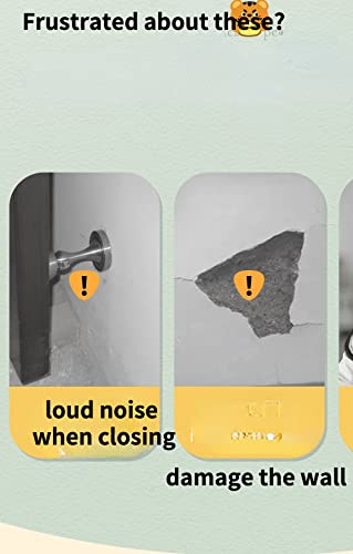 10Pcs Animal-Shape Cute Door Stoppers Rubber Small Size Door Stop, Wall Protector, Furniture Bumper For Bed, Toilet, Desk (Penguin) #TOP3