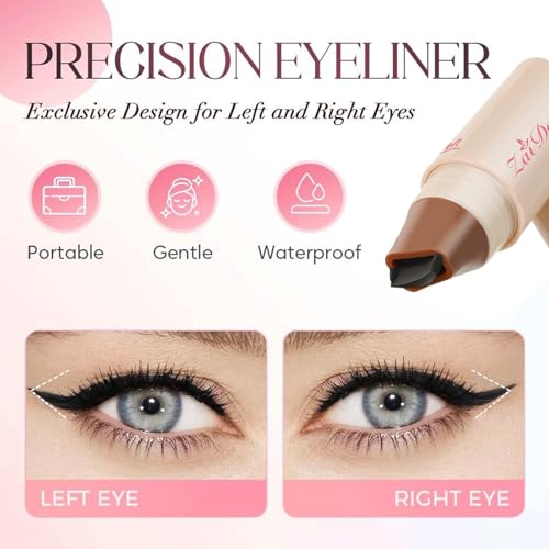 2Packs Stamp Eyeliner Wing Stamp negro 2ml miniatura 5