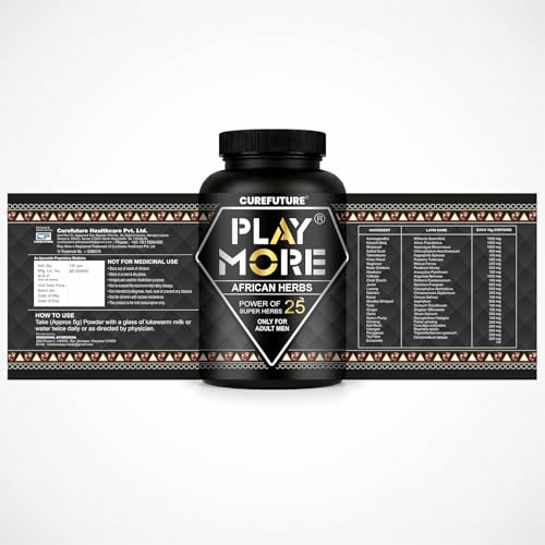 Image of Play More Powerful African Herbs Powder for Men - 150g | 25Natural Herbs Energy & Overall Wellbeing