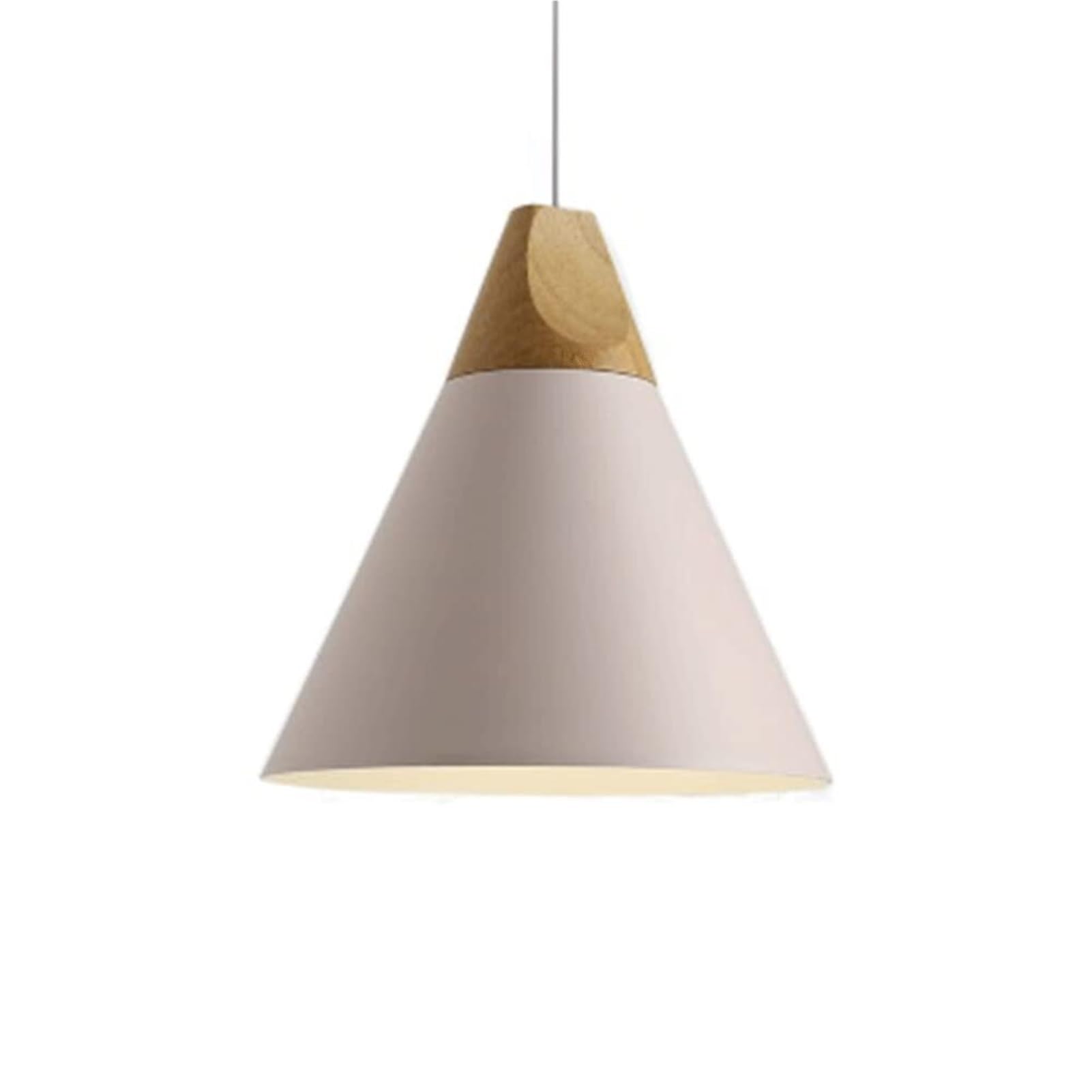 HUAYUSEDF Modern Metal Pendant Lamp Chandelier Hanging Lighting Ceiling Fixture E26 E27 for Dining Room Restaurant Bar Shopping Mall(A Pink,25cm)