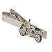 Motorcycle bike Vintage Biker Tie Clip Black Wedding Bar Clasp