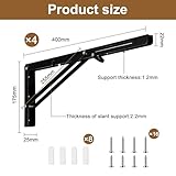 Zoom IMG-1 tegove staffe pieghevoli per mensole Zoom IMG-1 tegove staffe pieghevoli per mensole
