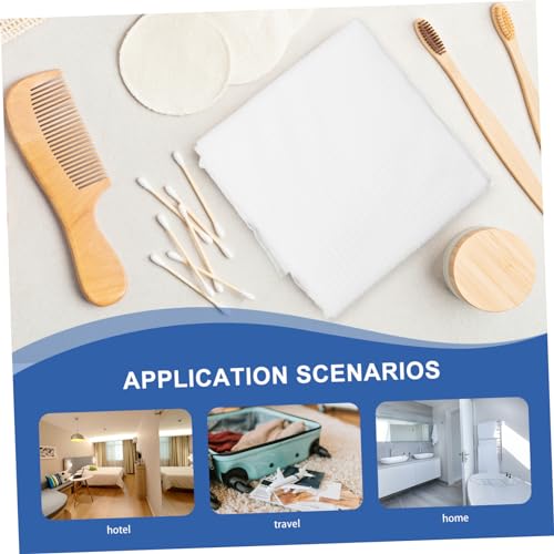 Toallas desechables de algodón absorbentes para manos y rostro en pack de 10 8