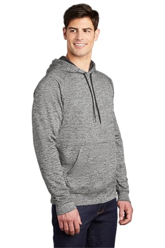 SPORT-TEK Unisex PosiCharge Electric Heather Fleece Hooded Pullover4
