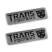 AOWIFT Lot de 2 autocollants Transformers en métal pour coffre de voiture
