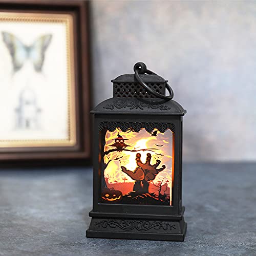 New Halloween wind Light LE D glow hands lamp Hallowe dress props desktop ornaments (Size : A)