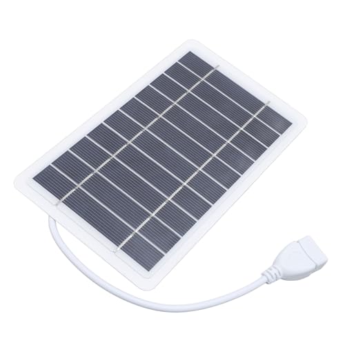 Panel solar portátil con banco de energía y dos salidas USB miniatura 3