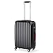 Produktbild MONZANA® Koffer Baseline Handgepäck ABS Hard Case Gehäuse gummierte Rollen Teleskopgriff Zahlenschloss Reisekoffer Hartschalenkoffer Trolley Schwarz L