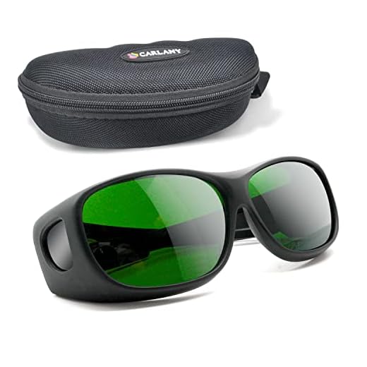 Carlany IPL Safety Glasses, 200-2000nm Laser Eye Protection Goggles OD5+ for Hair Removal, Beauty therapy