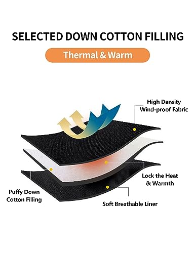 Flygo Mens Puffer Vest Winter Padded Vests Lightweight Stand Collar Sleeveless Quilted Jackets Outerwear4