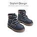 DREAM PAIRS Toddler Boys Ankle Boots with Hook and Loop Fashion Booties for Kids,Size 9 Toddler,Navy,SDBB2403K