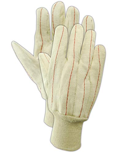 Magid Glove & Safety 996KW Magid MultiMaster Fully Fleeced Premium Double Palm Gloves, Men's (Fits Large), Natural, Men's (Fits Large) (Pack of 12)