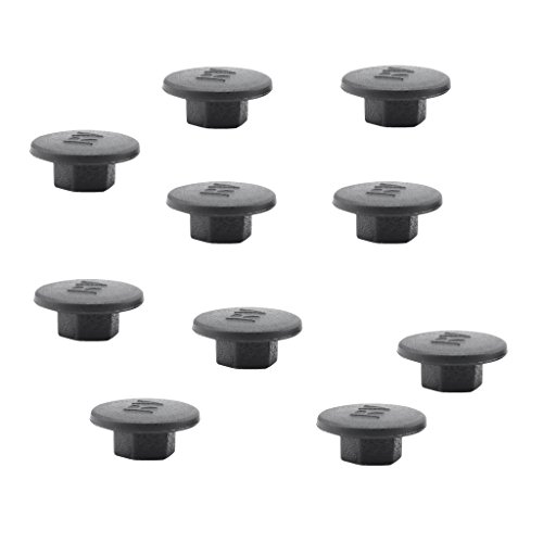 10pcs Tapones de Tornillo Allen Hexagonal Protección Contra Polvo Seduridad Carretera