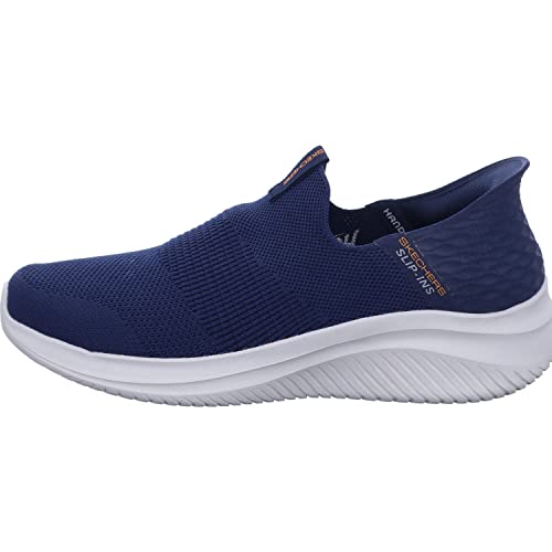 Skechers Men's Ultra Flex 3.0 Smooth Step Hands Free Slip-ins, Navy, 16 Wide