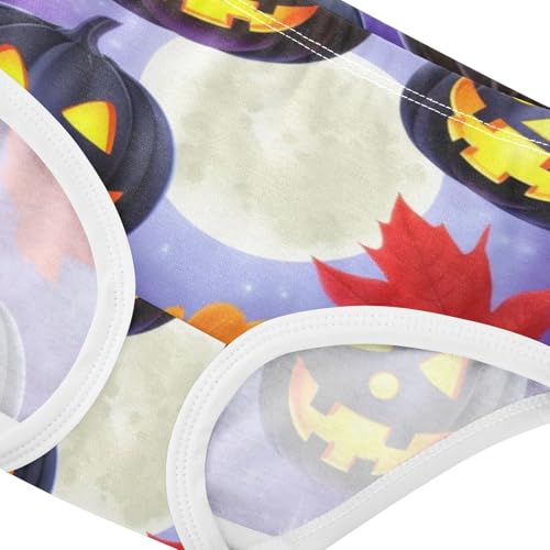 Cotton Girls Underwear Toddler Halloween Jack Lantern Pumpkin Cute Panties Girl Aesthetic Underpants Briefs 2t4