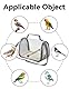 Gxdamxz Vogel Transportbox mit Holzstab & Tablett, Vogelkäfig für Wellensittich/Sittiche/Kleintiere, Bird Transport Box, 27x20x20cm