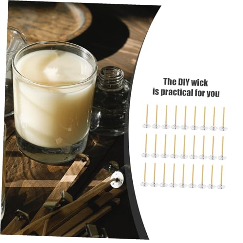 Mechas para velas FRCOLOR 100 pcs DIY 2.17 in miniatura 7