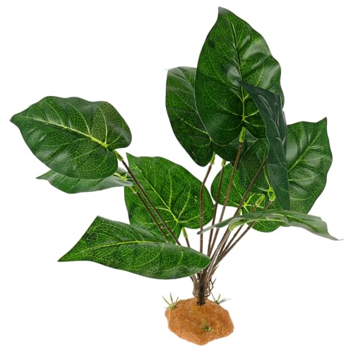 GALPADA Sturdy Reptile Supplies Reptile Tank Plant Lifelike Plant Ornament for Terrarium