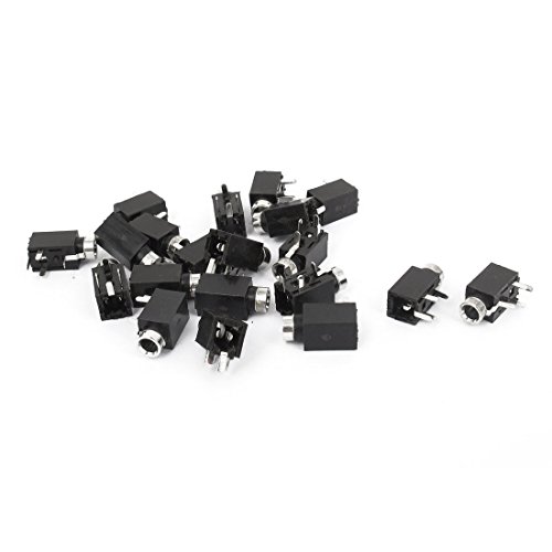 uxcell 20 Pcs 4 Pin 2.5mm Jack Socket PCB for Headphone