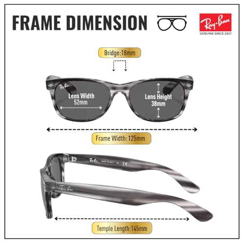 Image of Ray-Ban RB2132 NEW WAYFARER COLOR MIX Sunglasses w /Official Eyewear Kit