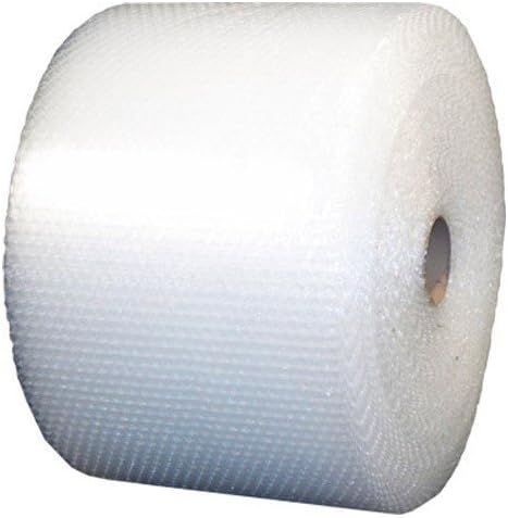 ValueMailers Medium Bubble Polyethylene Perforated Single Air Bubble Roll, VM51620024, 200' Length x 24" Width, 5/16" Thick, Clear