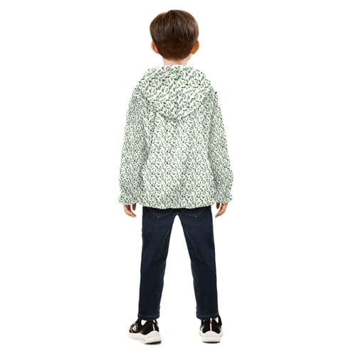 Leaf Boys Fleece Coat,Children's Zip-Up Hoodie Jacket,Baby Warm Fashion Outerwear 3-10T,A1133874