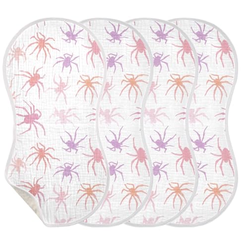 Blush Insect Insect Cotton burping Cloths for Babies Soft Touch Baby Burp Rags for boy and Girl Set of 2, 22x11in3