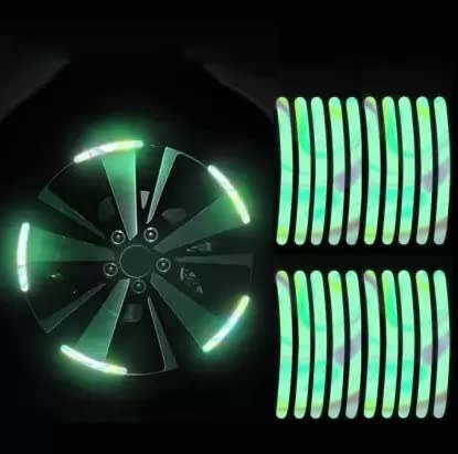 ZeeKart High Intensity Reflective Multicolor Radium Stickers for Car ...