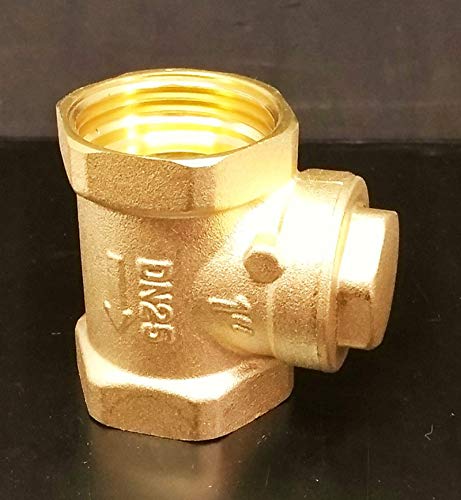 Generic Non Return Valve 1 inch (NRV) - Brass, Gold, Check Valve