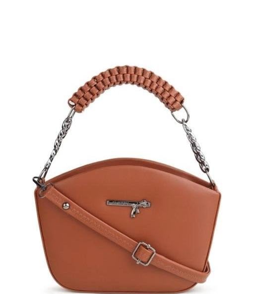 Sling Bag for Women & Girls – Brown PU Crossbody Shoulder Bag for College