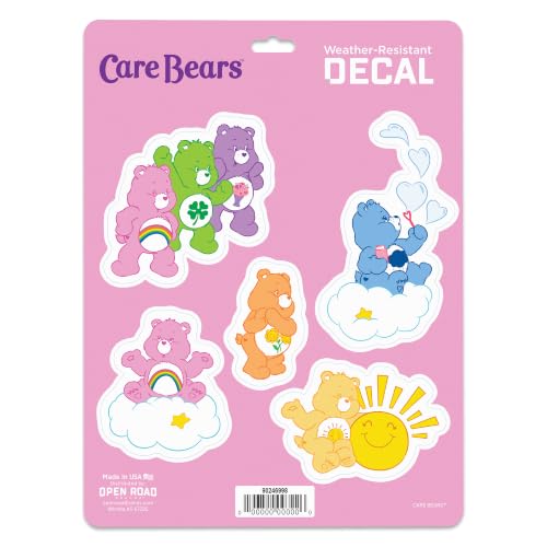 Image of Care Bears Characters Adhesive Vinyl Decal Pack
